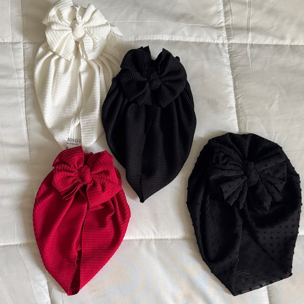 Set of Bow Knot Headbands (wraps) For Girls